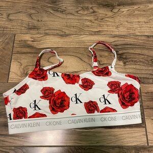 rose calvin klevin bralette